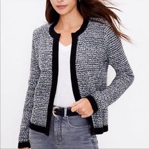 NWT Loft tweed sweater jacket